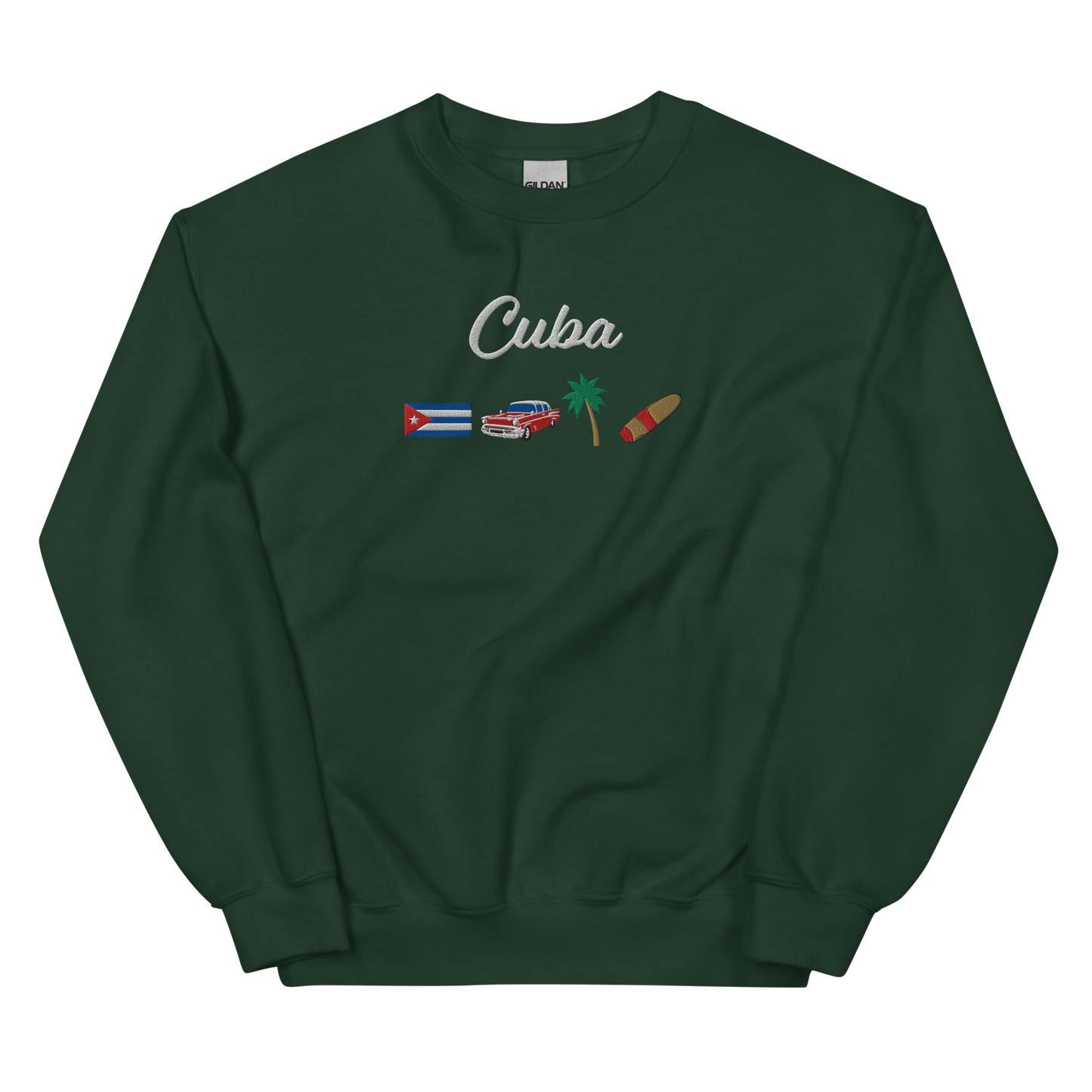 Cuba Embroidered Sweatshirt